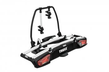95 999 р. Велобагажник-платформа на фаркоп Thule VeloSpace XT Daewoo Kalos (2002-2008) (Для 2-х велосипедов)  с доставкой в г. Самара. Увеличить фотографию 5