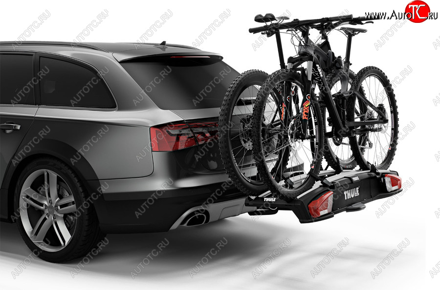 95 999 р. Велобагажник-платформа на фаркоп Thule VeloSpace XT Daewoo Kalos (2002-2008) (Для 2-х велосипедов)  с доставкой в г. Самара