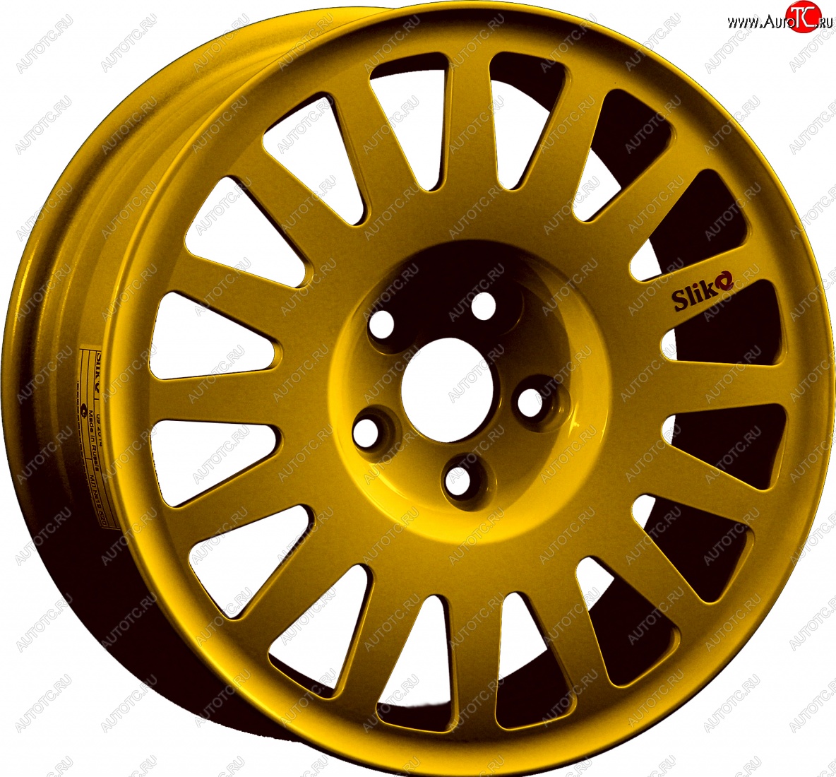 7 460 р. Кованый диск Slik Classic Sport L-1823S 5.5x15 Mitsubishi Diamante (1995-2005) 5x114.3xDIA67.1xET46.0 (Ярко желтый RAL1021 (YELLOW))