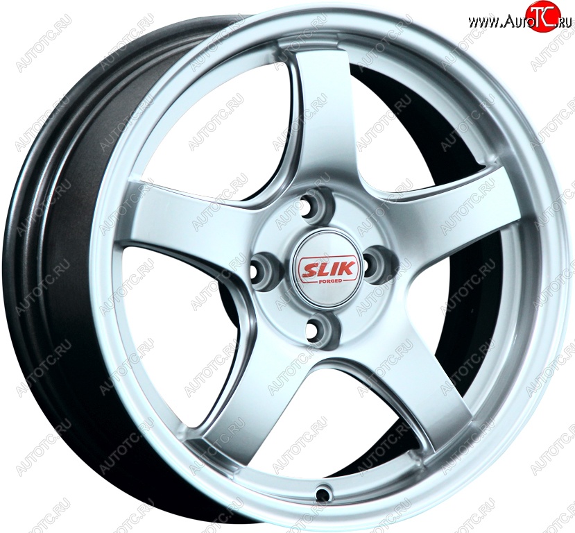 11 899 р. Кованый диск Slik Classic L-1843 6.5x15   (Ярко блестящее серебро (HPB))  с доставкой в г. Самара