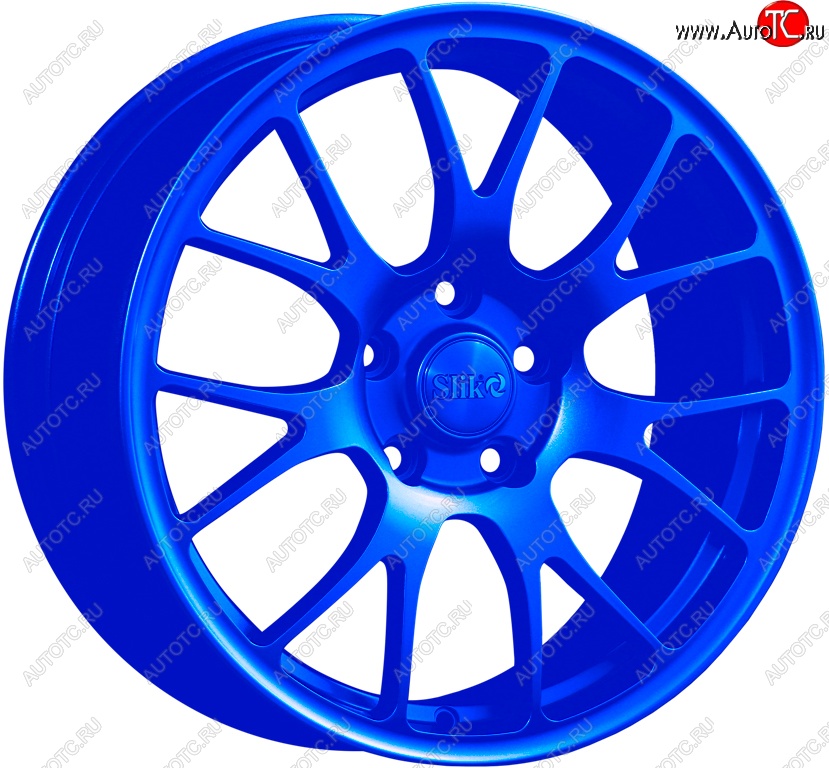 25 599 р. Кованый диск Slik Classic L-736 7.5x17   (Candy синий (Candy BLUE))  с доставкой в г. Самара