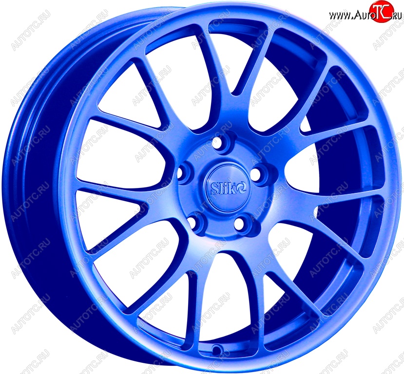 25 599 р. Кованый диск Slik Classic L-736 7.5x17   (Синий (BLUE))  с доставкой в г. Самара