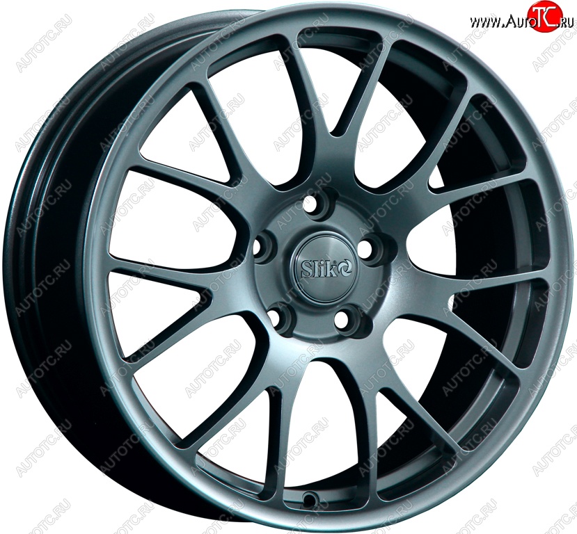 25 599 р. Кованый диск Slik Classic L-736 7.5x17   (Графит глянцевый (GM))  с доставкой в г. Самара