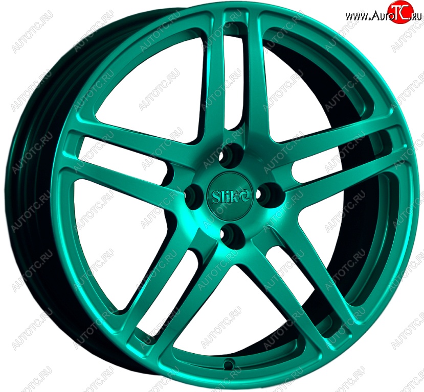 20 399 р. Кованый диск Slik Classic L-778 7.5x17   (Candy изумрудно-зеленый (Candy Green))  с доставкой в г. Самара