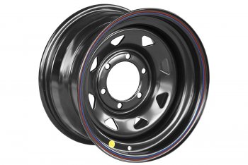 Штампованый диск OFF-ROAD Wheels (стальной усиленный, треугольник мелкий - черный). 8.0 x 15 Hyundai Galloper 5 дв. (1991-1997) 6x139.7xDIA110.0xET0.0