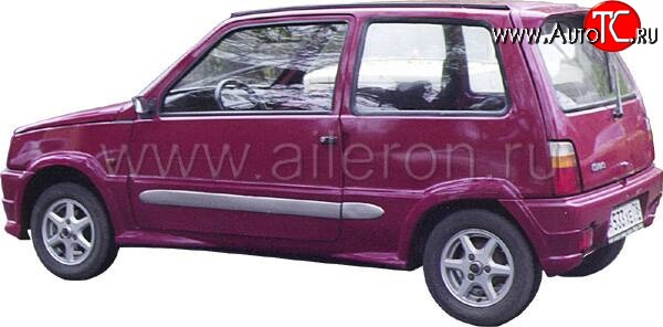 859 р. Молдинги (накладки на двери) Aileron  Лада Ока 1111 (1988-2008) (Неокрашенные)  с доставкой в г. Самара