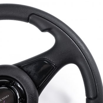 3 389 р. Рулевое колесо Sport Extrim Delux (Ø360 мм) Лада нива 4х4 2121-80 ФОРА (1995-2011) (Черный)  с доставкой в г. Самара. Увеличить фотографию 5