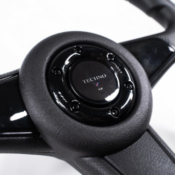 3 389 р. Рулевое колесо Sport Extrim Delux (Ø360 мм) Лада нива 4х4 2121-80 ФОРА (1995-2011) (Черный)  с доставкой в г. Самара. Увеличить фотографию 3