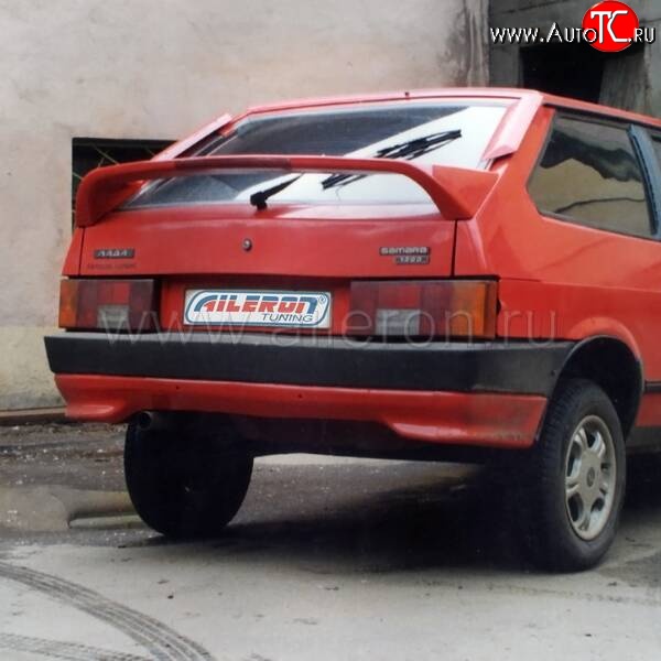 439 р. Накладка на задний бампер Aileron  Лада 2108 - 2109 (Неокрашенная)  с доставкой в г. Самара