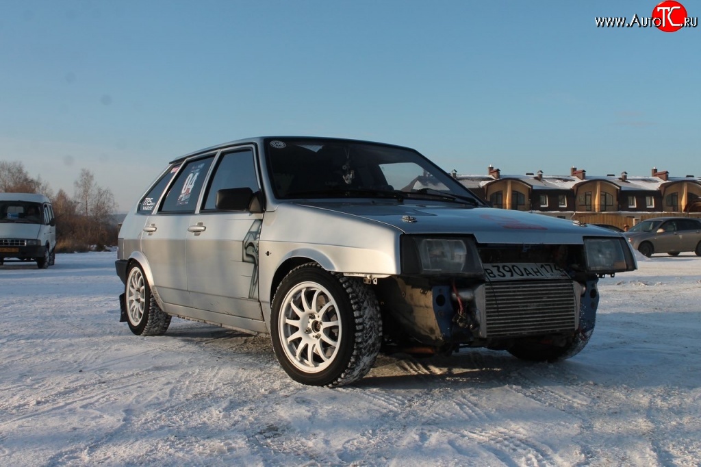 4 149 р. Облегчённые пластиковые передние крылья Sport Лада 2109 (1987-2004) (Неокрашенные)  с доставкой в г. Самара