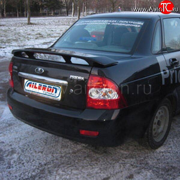 2 499 р. Спойлер Aileron  Лада Приора  2170 (2007-2014) седан дорестайлинг (Неокрашенный)  с доставкой в г. Самара