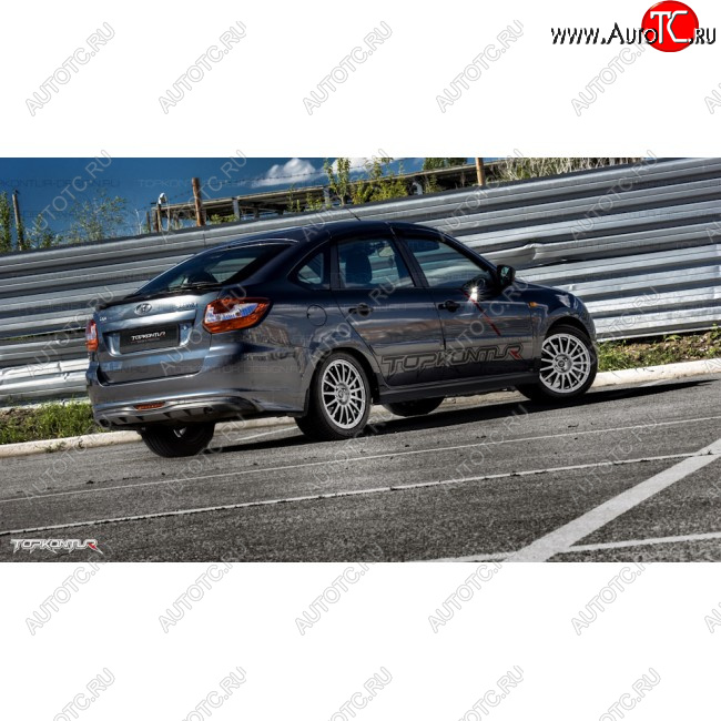 4 399 р. Юбка заднего бампера TopKontur Design  Лада Гранта  1 2191 (2013-2018) лифтбэк рестайлинг (Неокрашенный)  с доставкой в г. Самара