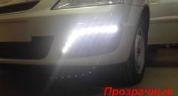 5 299 р. Вставки под ПТФ с ДХО в передний бампер Тюн-Авто  Лада Ларгус (2012-2021) дорестайлинг R90 (Стандарт)  с доставкой в г. Самара. Увеличить фотографию 13