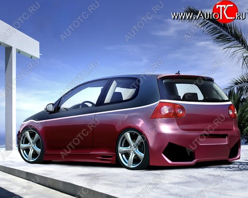 22 899 р. Задний бампер Golardo Volkswagen Golf 5 хэтчбэк (2003-2009)  с доставкой в г. Самара