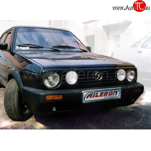 399 р. Накладка на фары Aileron  Volkswagen Golf  2 (1983-1992) (Неокрашенные)  с доставкой в г. Самара