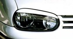 989 р. Реснички на фары CT Volkswagen Golf 4 (1997-2003) (Неокрашенные)  с доставкой в г. Самара. Увеличить фотографию 2