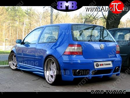23 969 р. Задний бампер В1 Volkswagen Golf 4 (1997-2003)  с доставкой в г. Самара