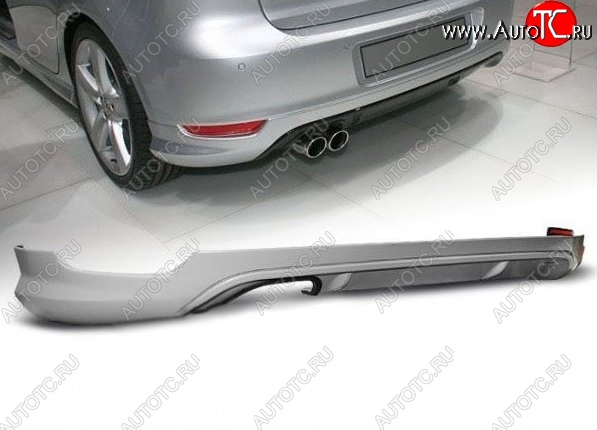 10 949 р. Накладка на задний бампер Votex Style Volkswagen Golf 6 хэтчбэк 5 дв. (2008-2014) (Неокрашенная)  с доставкой в г. Самара