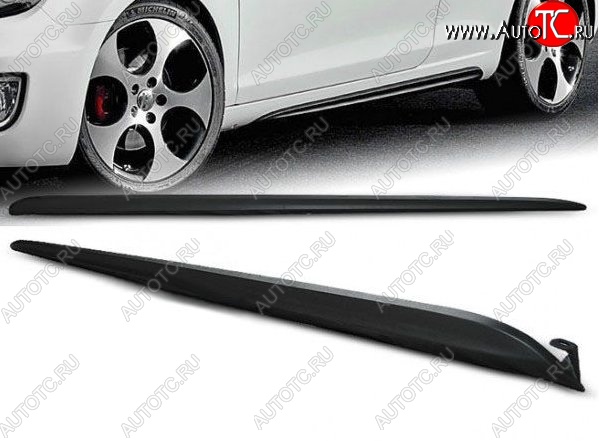 3 499 р. Пороги накладки (хетчбек) GTI Style Volkswagen Golf 6 хэтчбэк 5 дв. (2008-2014) (Неокрашенные)  с доставкой в г. Самара