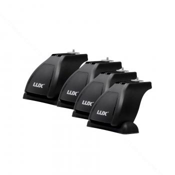 7 939 р. Багажник на крышу без рейлингов в сборе LUX1  Volkswagen Jetta  A5 (2005-2011) седан (поперечины прямоугольные 120 см (цвет черный))  с доставкой в г. Самара. Увеличить фотографию 2