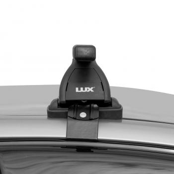 7 297 р. Багажник на крышу без рейлингов в сборе LUX  Volkswagen Passat  B6 (2005-2011) седан (поперечины прямоугольные 1.2 (цвет черный))  с доставкой в г. Самара. Увеличить фотографию 3