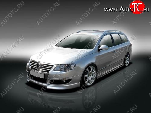 12 219 р. Накладка на передний бампер BNB Volkswagen Passat B6 универсал (2005-2010)  с доставкой в г. Самара