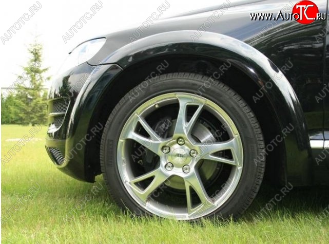 9 649 р. Накладки на колёсные арки CT Volkswagen Touareg 1 GP рестайлинг (2006-2010) (Неокрашенные)  с доставкой в г. Самара