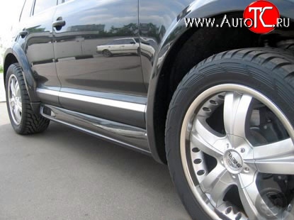 14 149 р. Пороги накладки JE DESIGN Style 7L Volkswagen Touareg 1 GP дорестайлинг (2002-2007) (Неокрашенные)  с доставкой в г. Самара