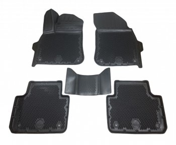 6 599 р. Коврики салона DELFORM ❞EVA 3D Premium❝ (термоэластопласт/ТЭП) Volkswagen Touareg 3 CR дорестайлинг (2018-2022)  с доставкой в г. Самара. Увеличить фотографию 2