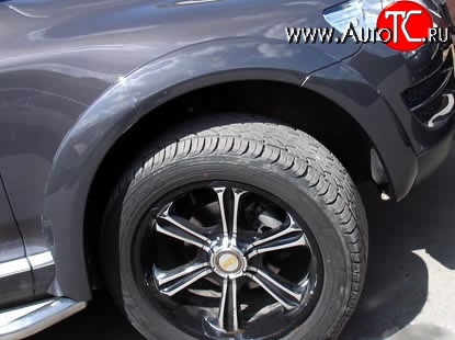 15 699 р. Комплект накладок на колёсные арки R-Line 7L Volkswagen Touareg 1 GP рестайлинг (2006-2010) (Неокрашенные)  с доставкой в г. Самара