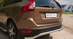 15 999 р. Защита заднего бампера (Ø63 мм волна, нержавейка) SLITKOFF Volvo XC60  дорестайлинг (2008-2013)  с доставкой в г. Самара. Увеличить фотографию 6